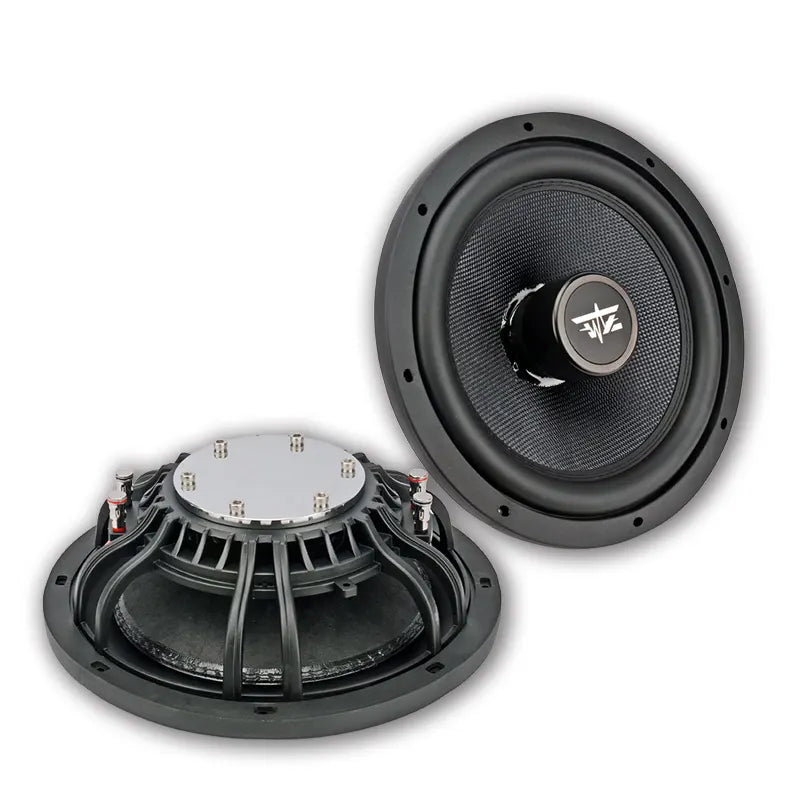 Tezla Audio - TZ12D4SNEO - 12'' Neo woofer dual 4 ohms shallow subwoofer 500 Max, 250 RMS.