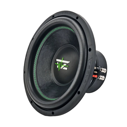 Tezla Audio - TZV112D4500 - 500 Series 12-inch High-Performance Subwoofer 500 Watts RMS, 1000 Max Power, Double Ferrite Magnet, 2.5" Round Copper Coil.